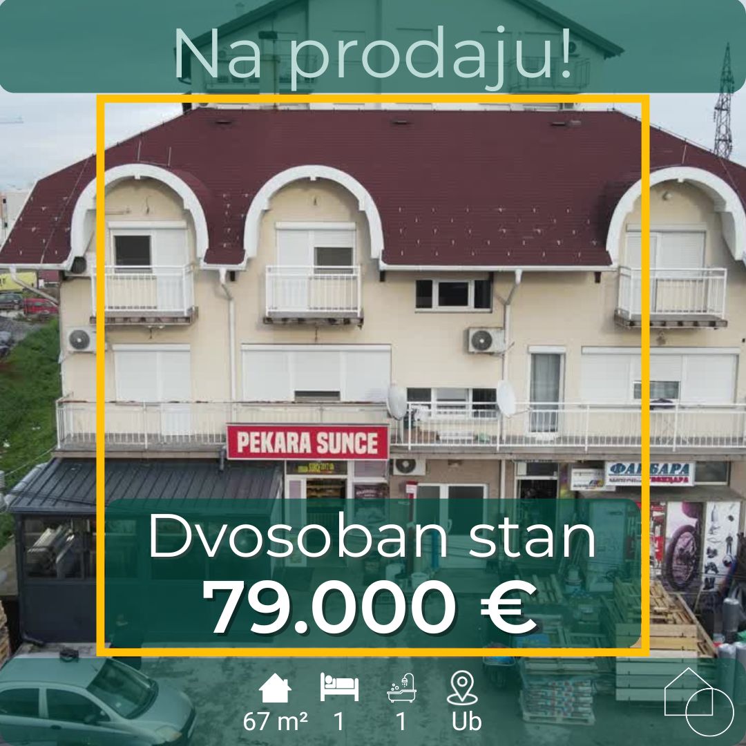Stan 67 m2 kod autobuske stanice