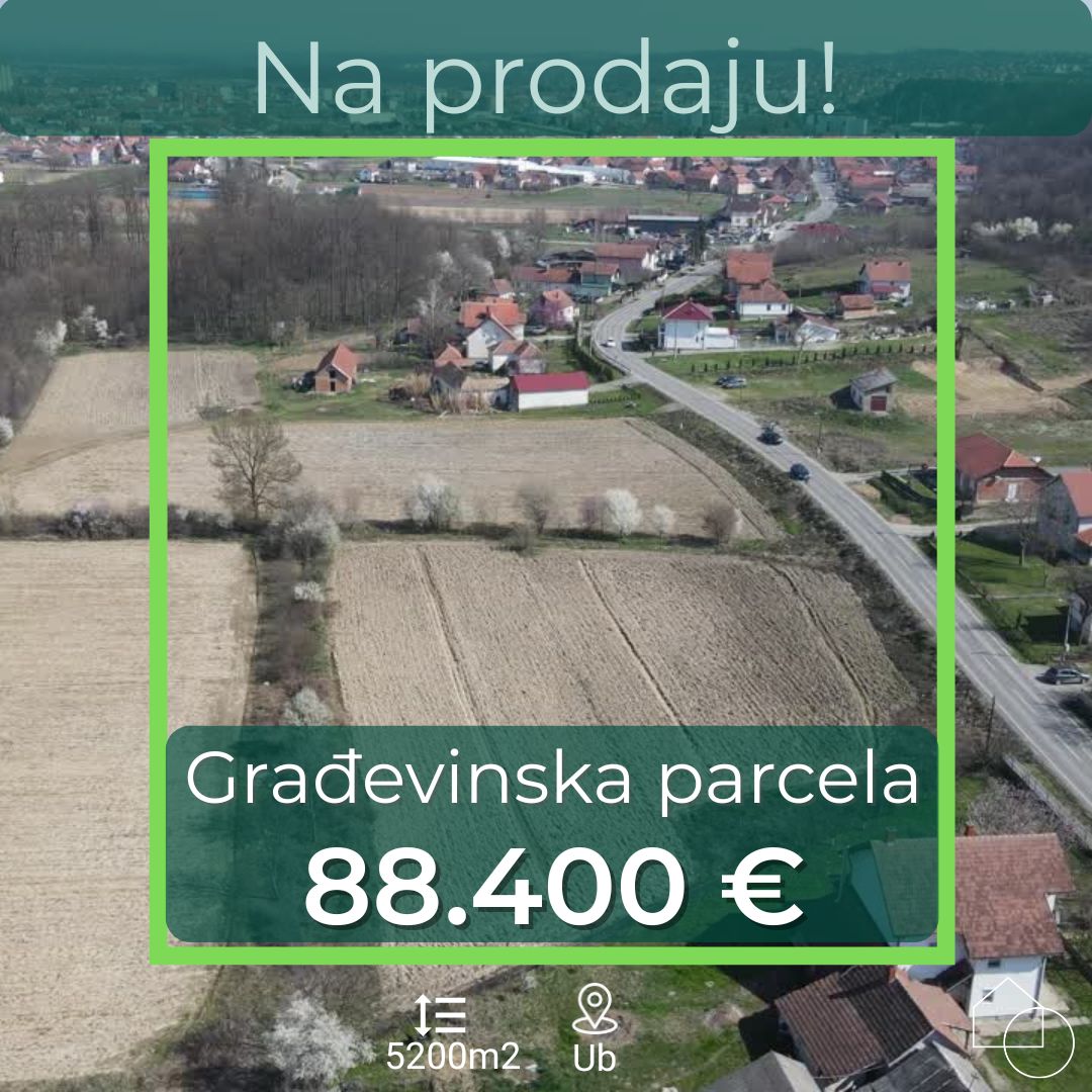Građevinska parcela 52 ar