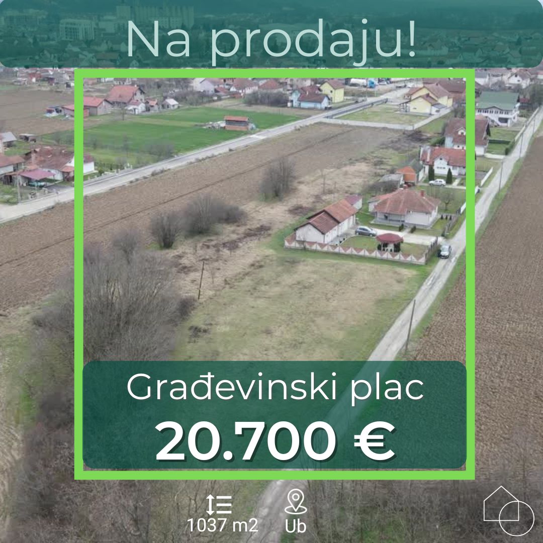 Građevinski plac 10.37 ar