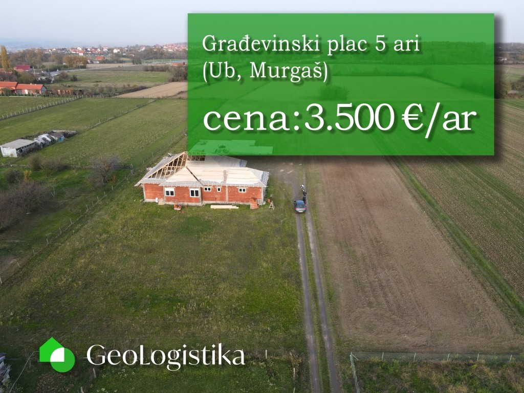 Građevinski plac 5 ari