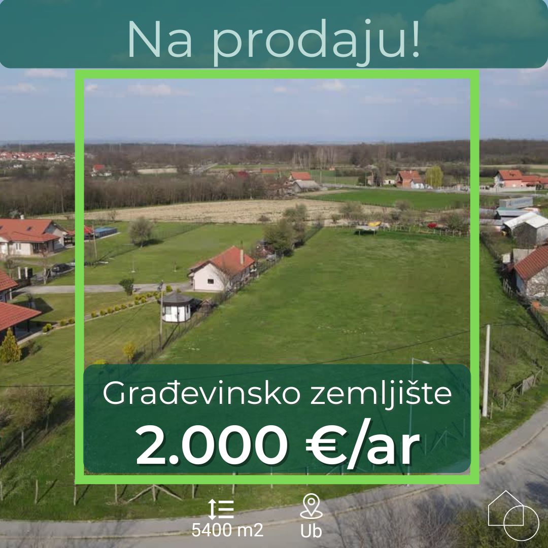 Građevinska parcela 54 ar