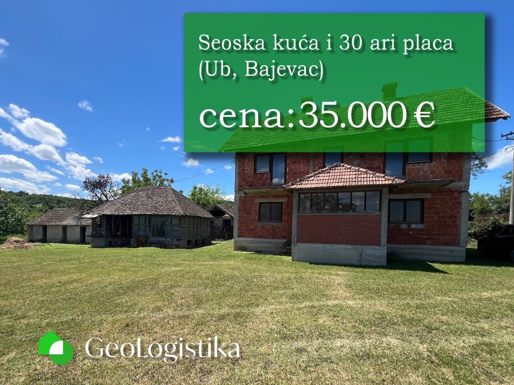Seoska kuća na 30 ari placa