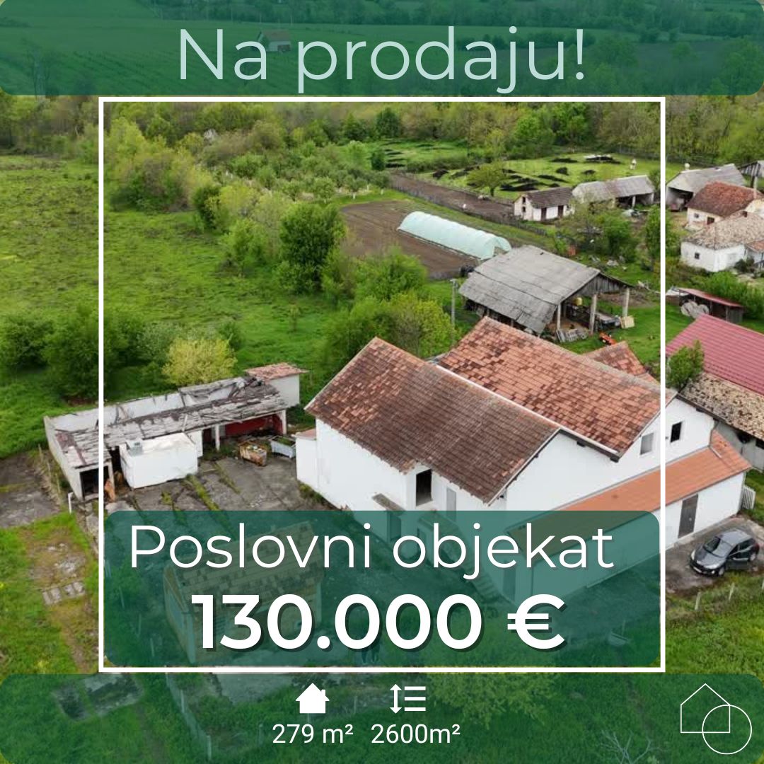 Poslovni objekat 279 m2 Ub