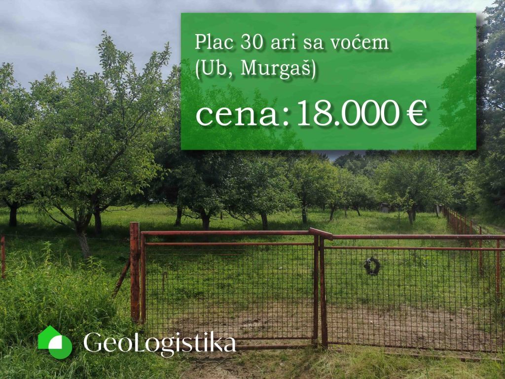 Plac površine 30 ari