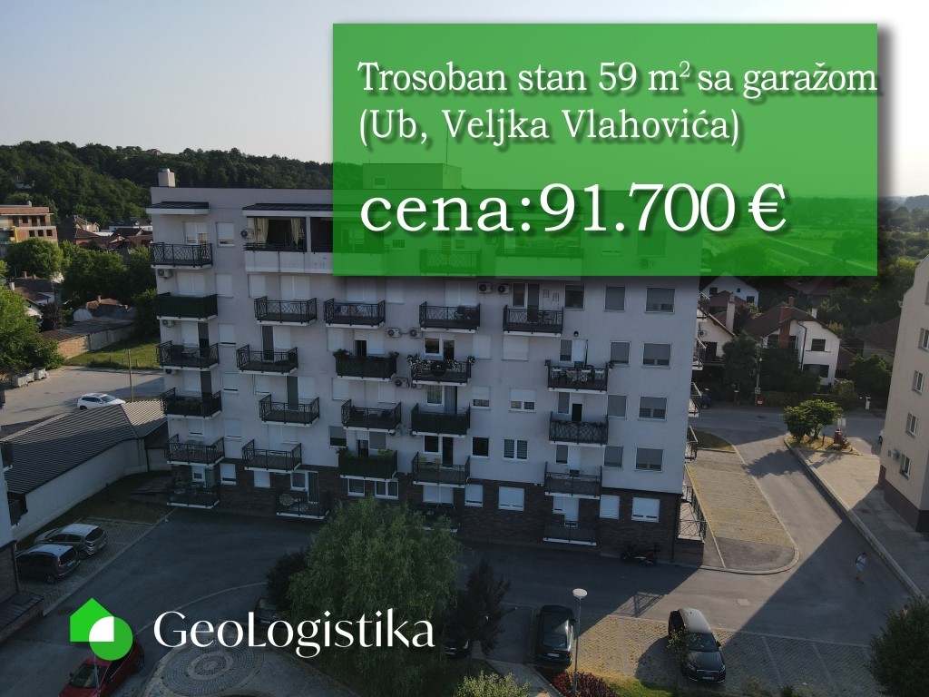 Trosoban stan 59 m2
