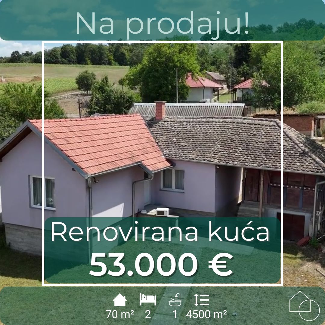 Renovirana kuća 70 m2