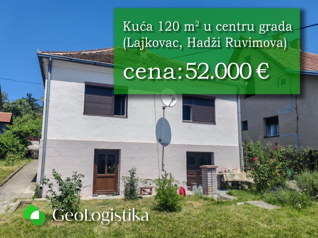 Kuća 120 m2 u centru Lajkovca