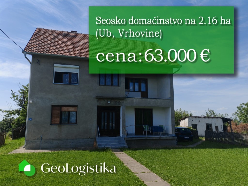 Seoskо domaćinstvo sa 2.16 ha