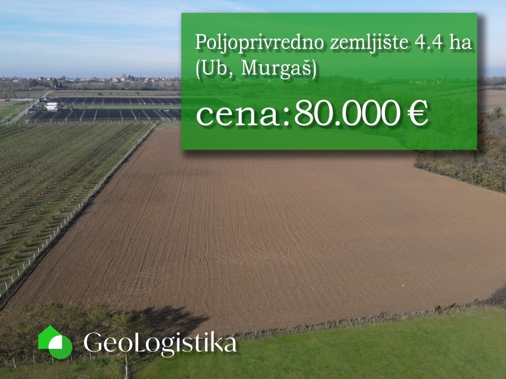 Poljoprivredno zemljište 4.4 ha